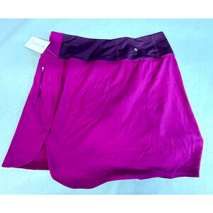 Athleta Fairway Golf Skort 16" Women’s 2X Purple Fuscia Stretch Performance NWT